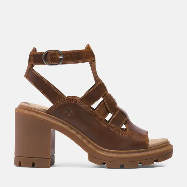 Image of Timberland Allington Heights Fisherman Sandal For Her In Brown, Size 3.5