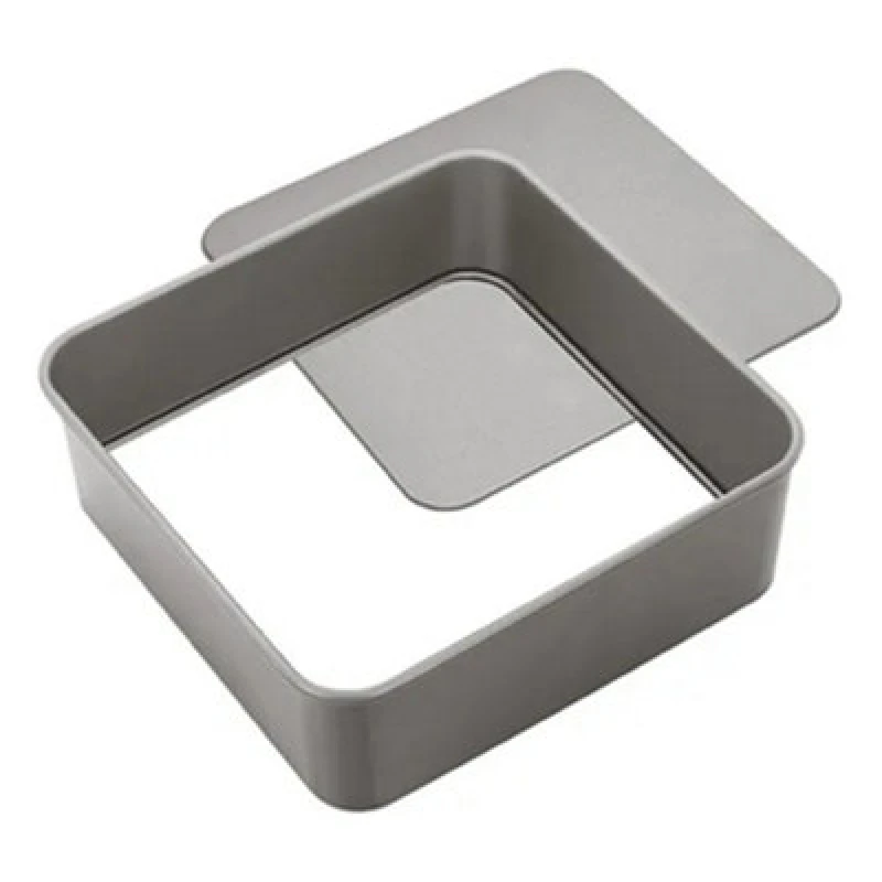 Image of Judge Non-Stick Square Cake Tin With Loose Base 23Cm - Grey