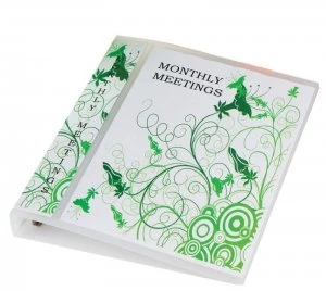 Image of Elba A4 Poly Pres Binder 4 Ring 16mm Clr - 10 Pack