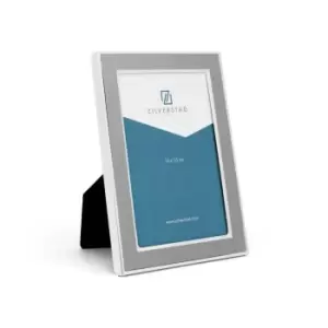 Image of Zilverstad Photo Frame Padua Design Brushed Aluminium Size 10X15cm