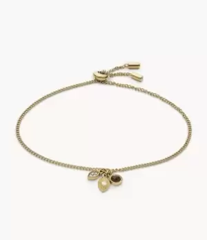 Image of Fossil Women Smoky Quartz Chain Bracelet