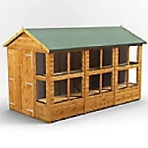 Image of Power Garden Shed 126PAPSDD Golden Brown 12x6