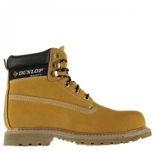 Image of Dunlop Nevada Mens Steel Toe Cap Safety Boots - Honey