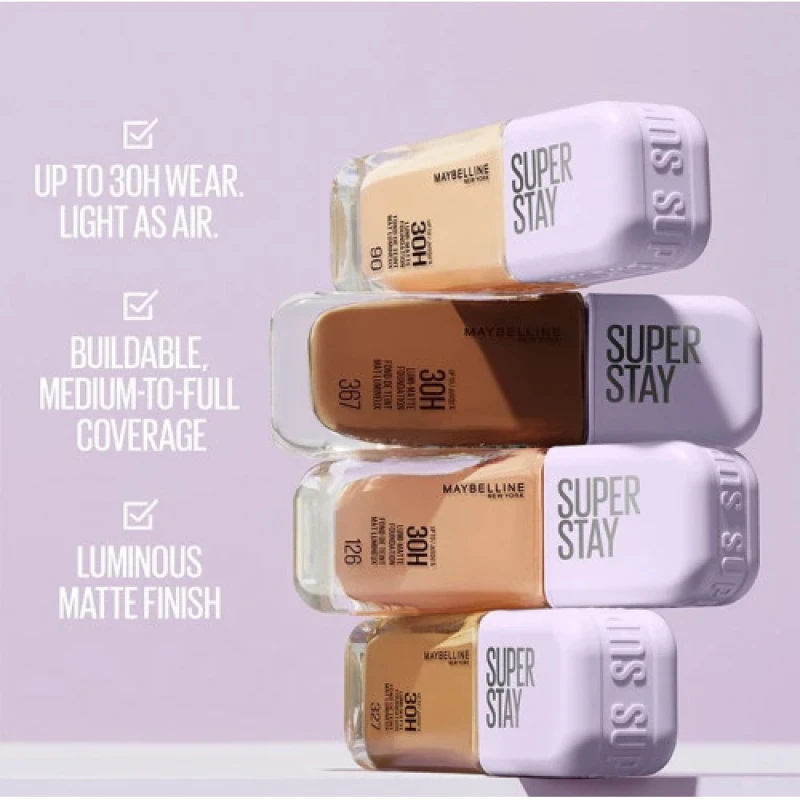 Image of Maybelline Super Stay up to 30H Lumi-Matte Foundation 35ml (Various Shades) - 98