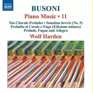 Image of Busoni Piano Music - Volume 11 by Ferruccio Busoni CD Album