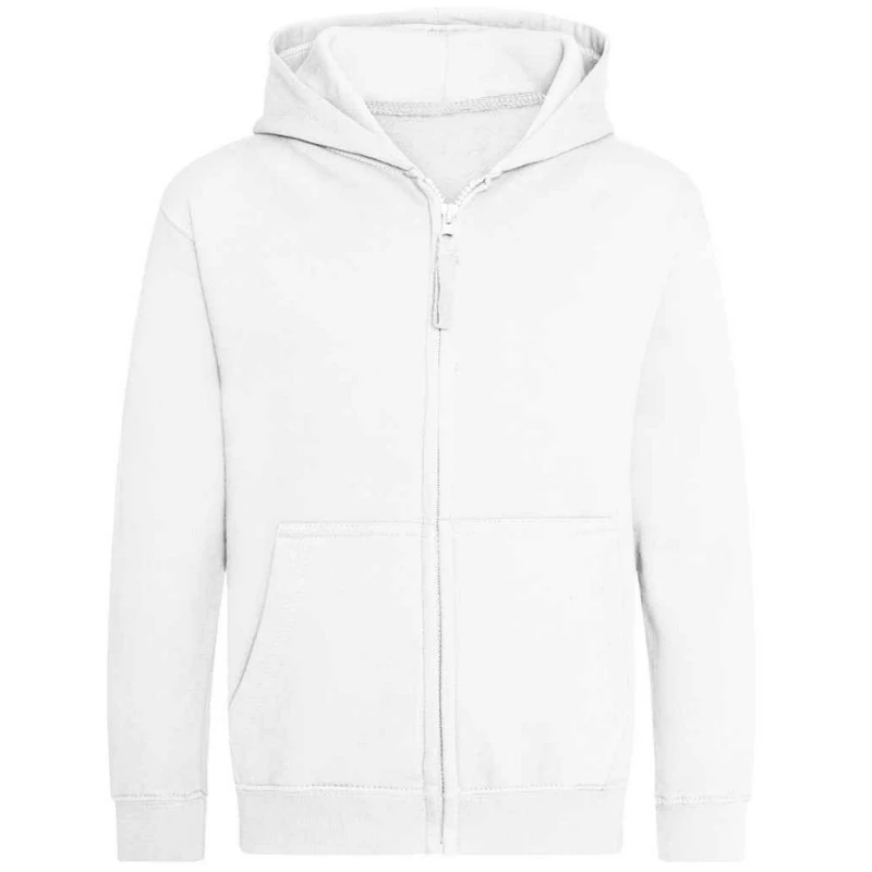 Image of Awdis Zoodie boys's Children's sweatshirt in White