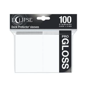 Image of Ultra PRO Gloss Standard Sleeves: Arctic White - 100 Sleeves