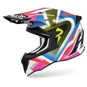 Image of Airoh Strycker View Motocross Helmet, multicolored, Size S, multicolored, Size S