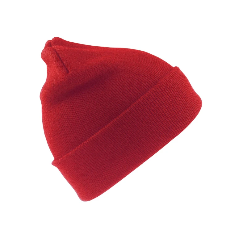 Image of Result Woolly Beanie in Red Red Unisex One Size
