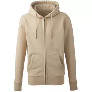 Image of Anthem Mens Organic Full Zip Hoodie (L) (Desert Sand)