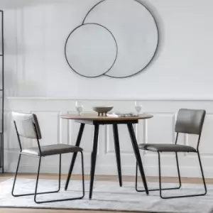 Image of Gallery Interiors Carnevale Wall Mirror Black