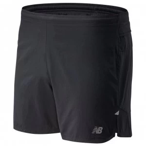 Image of New Balance Impact Run 5" Shorts Mens - Black