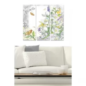 Image of MDF230219440 Multicolor Decorative MDF Painting (3 Pieces)