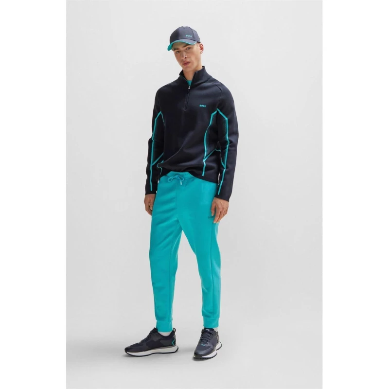 Image of Boss Jonah Running Trainers Dark Blue male UK 14