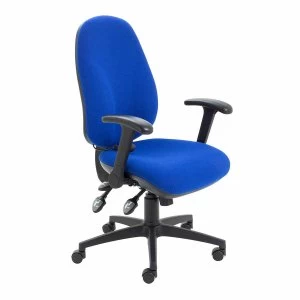Image of TC Office Maxi Ergo Chair with Folding Arms, Blue