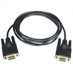Image of Tripp Lite Null Modem Serial Db9 Serial Cable 10ft