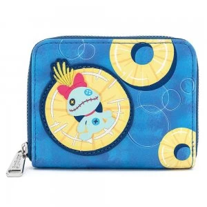 Image of Loungefly Disney Lilo And Stitch Pinneapple Floaty Scrump Wallet