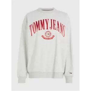 Image of Tommy Jeans Tjw Ovr Varsity Prep 1 Crew - Grey