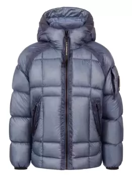 Image of C.P COMPANY KIDS Shell Ripstop Down Jacket Blue