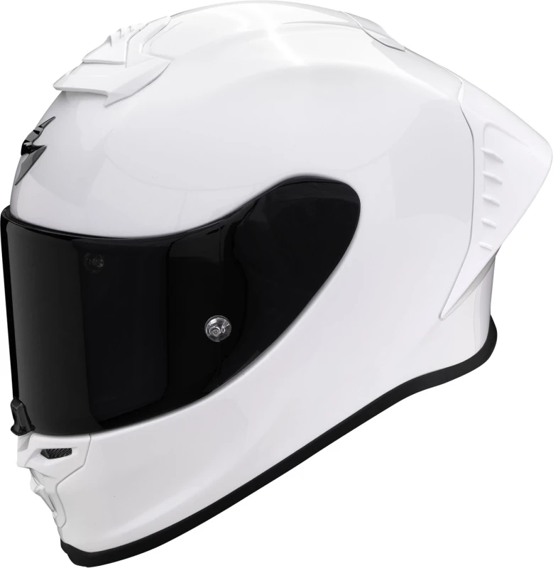 Image of Scorpion EXO-R1 Evo Air FIM Racing #1 Solid Pearl White Full Face Helmet Size XS