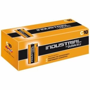 Image of Duracell Industrial C LR14 Professional Alkaline Battery - 10 Battery