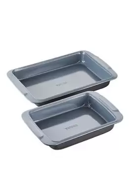 Image of Tower Cerasure 2 Piece Roasting Tray Set