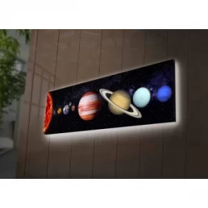 Image of 3090NASA-014 Multicolor Decorative LED Lighted Canvas Painting