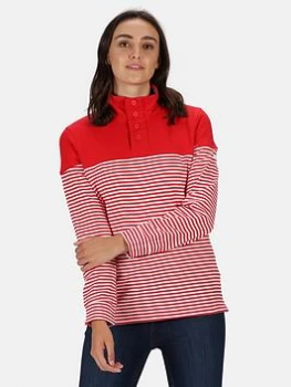 Image of Regatta Camiola Half Fleece Top - Red, Size 18, Women