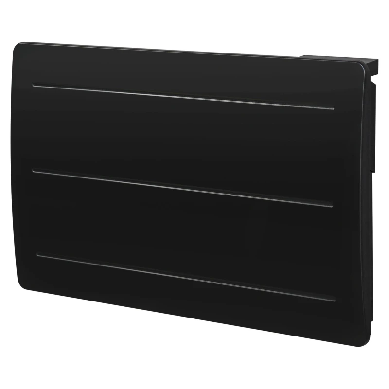 Image of Adam Fires & Fireplaces Adam Onyx 1500W Ceramic Core Electric Radiator in Black Unisex