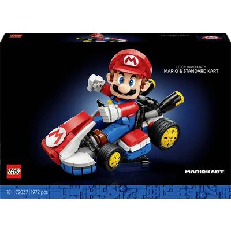 Image of LEGO Super Mario 72037 LEGO Super Mario Mario Kart: Mario & Standard Kart 72037