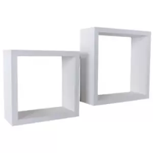 Image of Set Of 2 Hudson Cubes - Matt White