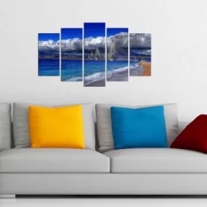 Image of 5PMX-110 Multicolor Decorative MDF Painting (5 Pieces)