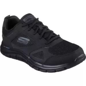 Image of Skechers Mens Track Syntac Leather Memory Foam Trainers UK Size 10 (EU 45)