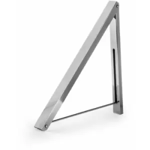 Image of Wall Mounted Folding Clothes Hanger Single M&W - Silver