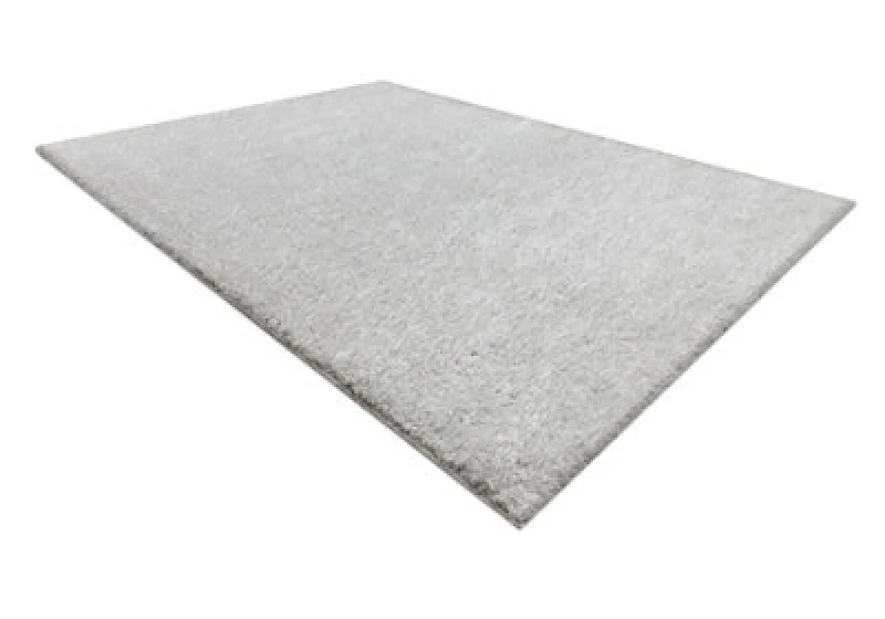 Image of RugsX Carpet Buenos 7005 Shaggy Plain, Single Color Silver 60X100 Cm