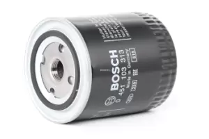 Image of Bosch Oil filter 0 451 103 313 Engine oil filter VW,AUDI,SKODA,PASSAT Variant (3B6),PASSAT Variant (3B5),PASSAT (3B3),PASSAT (3B2),A6 Avant (4F5, C6)