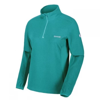 Image of Regatta Highton Full Zip Stretch Fleece - Turquois/Tur