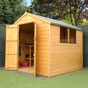 Image of Mercia Pressure Treated Shiplap Apex Shed - 7' x 7'