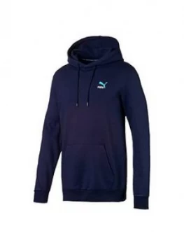 Image of Puma Classics Embossed Hoodie - Navy
