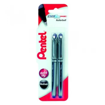 Image of Pentel Energel Plus Twin Blister Black Pack of 12 XBL272-A