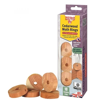 Image of Zeroin Cedarwood Moth Repeller Rings