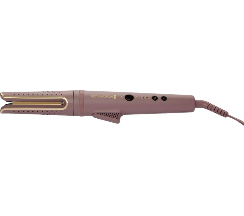 Image of REMINGTON AIRvive Rotating Curling Wand - Mauve & Gold,Pink 5038061174892