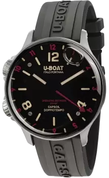 Image of U-Boat Watch Capsoil Doppiotempo 45 SS Red Indices