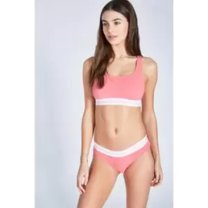 Image of Jack Wills Dibsdall Heritage Racerback Bralet - Pink