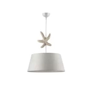 Image of Stellina Starfish Cylindrical Pendant Ceiling Light, E27