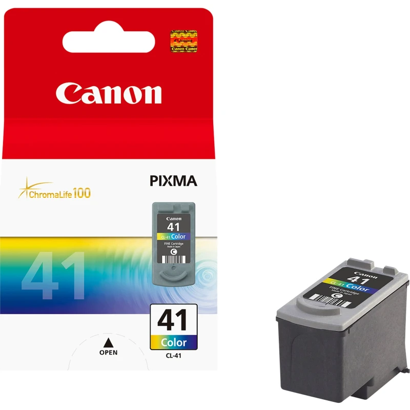 Image of Canon CL41 Cyan Magenta Yellow Standard Capacity Ink Cartridge 12ml - 0617B001 CACL41