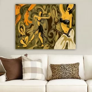 Image of 149289026_70100 Multicolor Decorative Canvas Painting