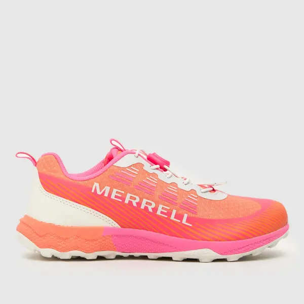 Image of Merrell pink multi agility peak Girls Youth trainers