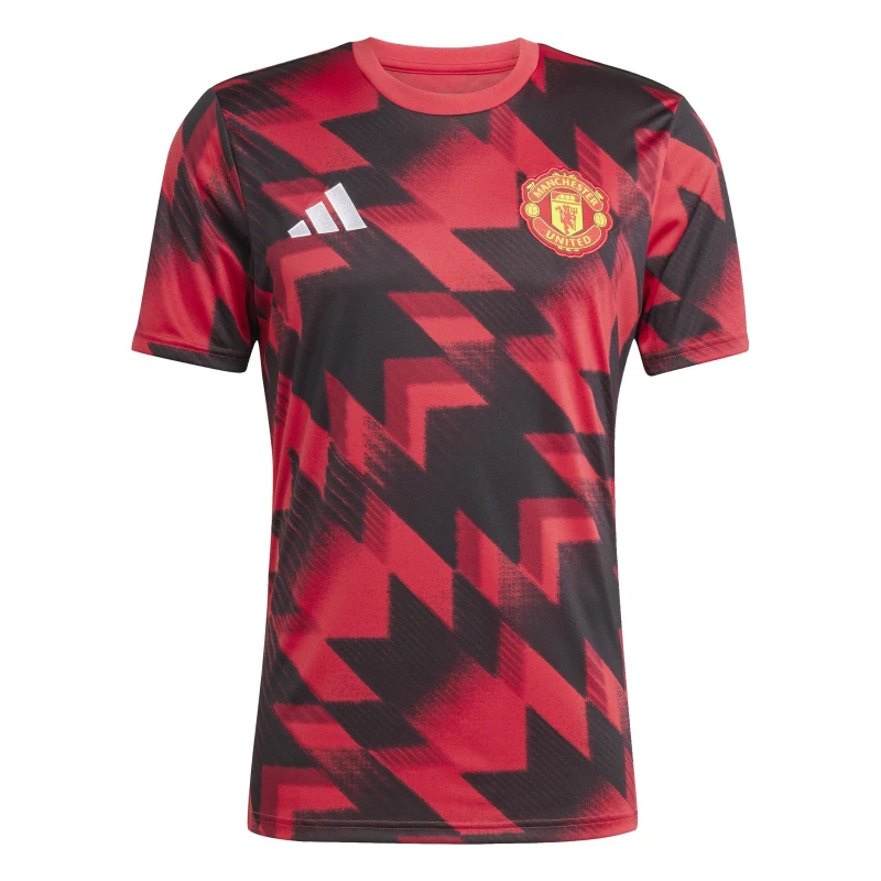 Image of adidas Manchester United Pre Match Shirt 2025 2026 Adults Red male S