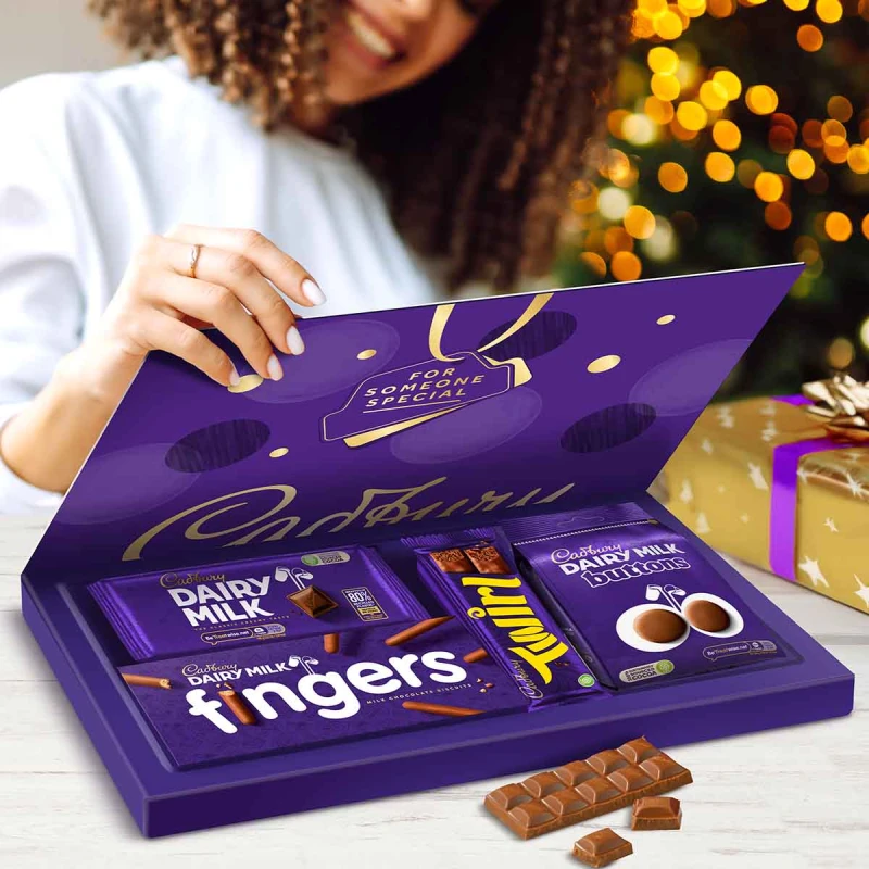 Image of Cadbury Gifts Direct Cadbury Dairy Milk Favourites Chocolate Selection Box 351g 4320089
